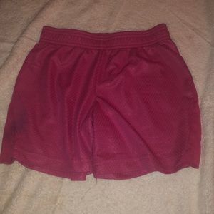 pink basketball shorts